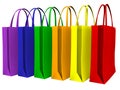 Farby nakupovanie tašky 