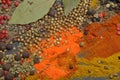 Colors spices composition Royalty Free Stock Photo