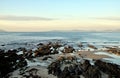 Colors Of The Sunset. Landscapes, beach and sunset at Patos beach located in the Pontevedra town of NigrÃÂ¡n Galicia, Spain.