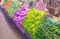 The colors of vegetables