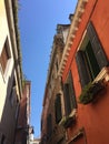 Colors in Venice - Venetian architecture Royalty Free Stock Photo