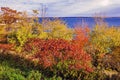 Northern Wisconsin in autumn by Lake Superior Royalty Free Stock Photo