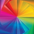 Colorwheel abstract concentric wallpaper Royalty Free Stock Photo