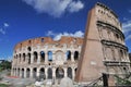 The coloseum, the most visited landmark of Rome Italy