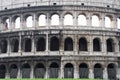 Coloseum Wall Royalty Free Stock Photo