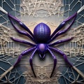 A colossal cosmic spider with legs of cosmic threads, weaving intricate webs that connect worlds3
