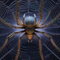 A colossal cosmic spider with legs of cosmic threads, weaving intricate webs that connect worlds2