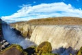 Colossal Dettifoss waterfall in Iceland