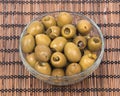 Colossal olives hand stuffed with jalapeno peppers