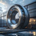Advanced Tokamak Fusion Reactor Component Royalty Free Stock Photo
