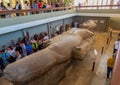 Colossal statue of Ramesses II at Memphis, Egypt.