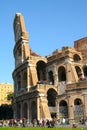 Sectional view of Colosseum