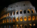 Colosseo in night time Royalty Free Stock Photo