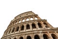 Colosseo of Rome isolated on white - Ancient coliseum in Italy