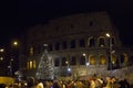 Colosseo street in Rome at night Royalty Free Stock Photo