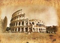 Colosseo in Vintage - Old Rome