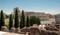 Colosseum backview from Forum