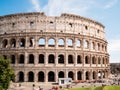 Colosseum Close-up in Rome, Italy Royalty Free Stock Photo