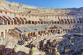 ROME, ITALY - DECEMBER 29: The Colosseum on December 29, 2016 in Rome. It is the largest amphitheatre ever built. Royalty Free Stock Photo