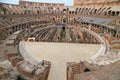 Colosseum, Coliseum or Coloseo, Flavian Amphitheatre largest ever built symbol of ancient Roma city in Roman Empire. Royalty Free Stock Photo