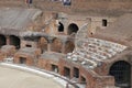 Colosseum, Coliseum or Coloseo, Flavian Amphitheatre largest ever built symbol of ancient Roma city in Roman Empire. Royalty Free Stock Photo