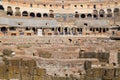 Colosseum, Coliseum or Coloseo, Flavian Amphitheatre largest ever built symbol of ancient Roma city in Roman Empire. Royalty Free Stock Photo