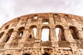 Colosseum, Coliseum or Flavian Amphitheatre, in Rome, Italy Royalty Free Stock Photo