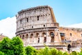 Colosseum, Coliseum or Flavian Amphitheatre, in Rome, Italy Royalty Free Stock Photo