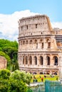 Colosseum, Coliseum or Flavian Amphitheatre, in Rome, Italy Royalty Free Stock Photo