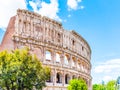 Colosseum, Coliseum or Flavian Amphitheatre, in Rome, Italy Royalty Free Stock Photo