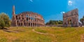 Colosseum or Coliseum in Rome, Italy. Royalty Free Stock Photo