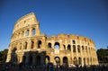 Colosseum Coliseum in Rome, Italy at sunset Royalty Free Stock Photo