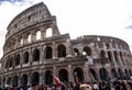 The Colosseum, a famous historical landmark in Rome, Italy