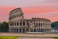 Colosseum famous landmark at Rome Italy