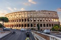 The Colosseum or the Flavian Amphitheatre in Rome, Italy Royalty Free Stock Photo