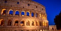 Colosseum golden hour Rome Italy Royalty Free Stock Photo
