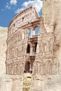 Colosseum hand draw collage Royalty Free Stock Photo