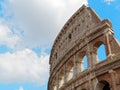 Colosseum highest part Rome Italy