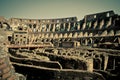 Colosseum inside Royalty Free Stock Photo