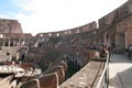 Colosseum inside in details, Rome, Italy