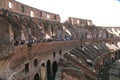 Colosseum inside in details, Rome, Italy