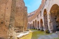 Colosseum interior passage on sunny day. Royalty Free Stock Photo