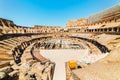 Colosseum interior view in Rome, Italy Royalty Free Stock Photo