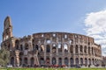 The Colosseum is landmark of Rome and Italy.