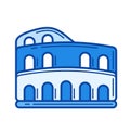 Colosseum line icon.