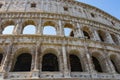 Colosseum - the main tourist attractions of Rome, Italy. Ancient Rome Ruins of Roman Civilization. Royalty Free Stock Photo