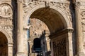 The Colosseum, and the nearby Arch of Constantine