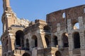 The Colosseum, and the nearby Arch of Constantine