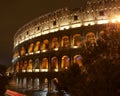 Colosseum at night