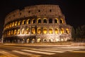 Colosseum at night Royalty Free Stock Photo